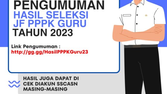 PENGUMUMAN HASIL KELULUSAN PPPK Guru TAHUN 2023